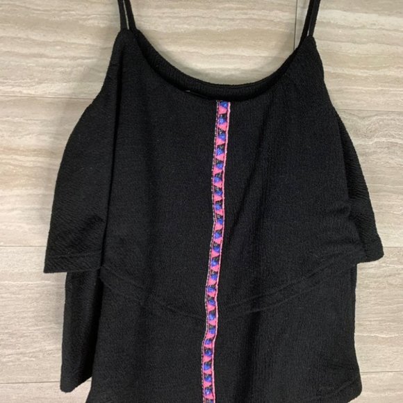 Women’s Mason and Mackenzie Ruffle Tiered Tank Top - Picture 3 of 7